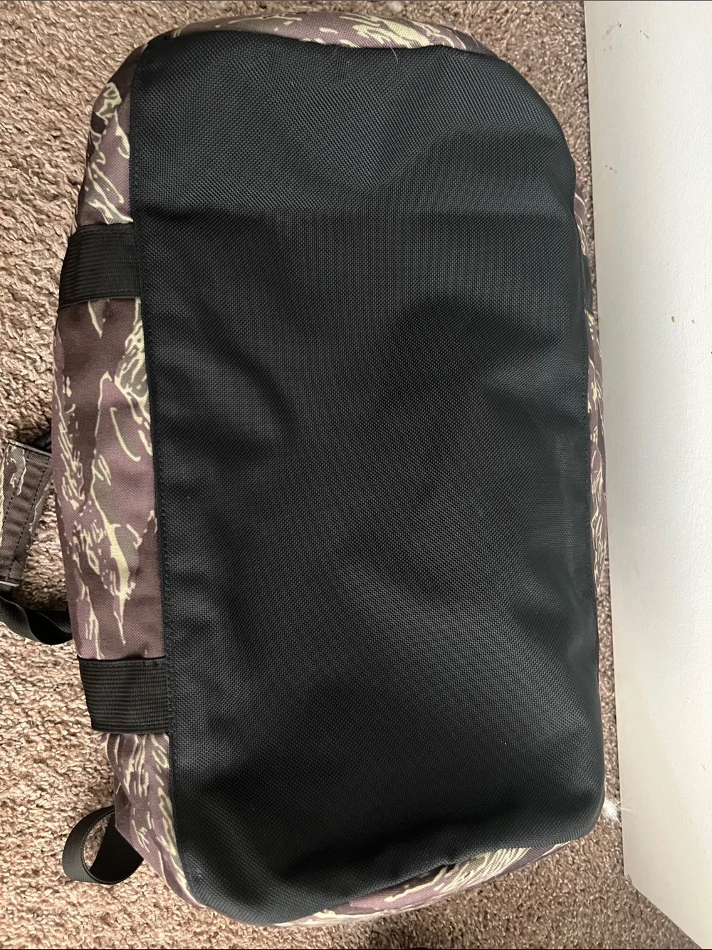 WRMFZY Men's Camo Travel Duffel Bag - Black & Brown